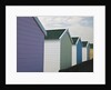 Beach huts in a row, close-up by Assaf Frank